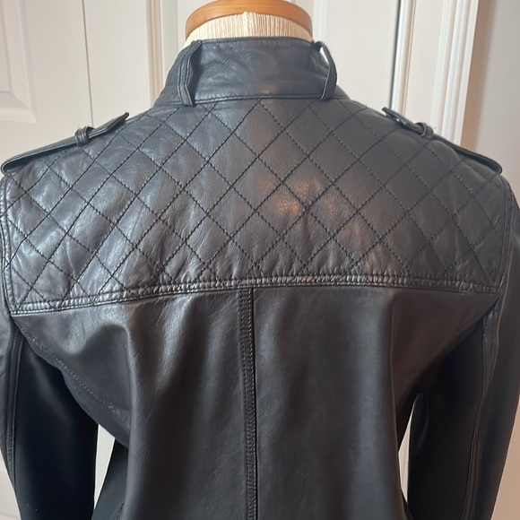 Michael Michael Kors vintage quilted leather jacket size large - Picture 8 of 12
